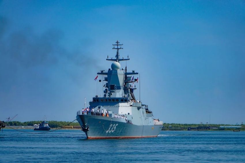 Tiba di Jakarta, Kapal Tempur Rusia bakal Latihan Bersama TNI-AL