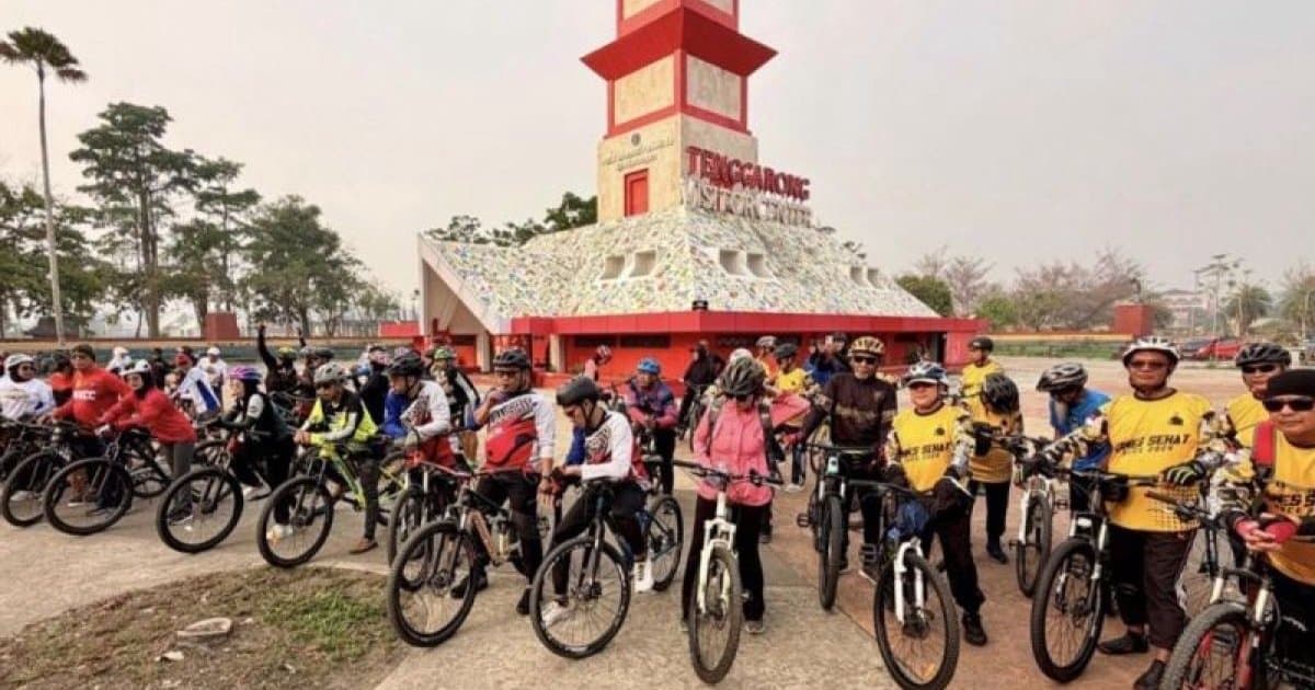 Promosikan Wisata Kukar, Kaltim Gandeng Ratusan Pesepeda