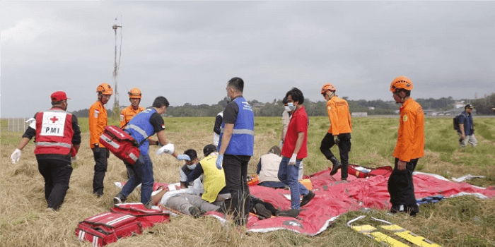Guna menyambut adanya IKN, Bandara SAMS Sepinggan Menggelar Latihan Penanggulangan Keadaan Darurat