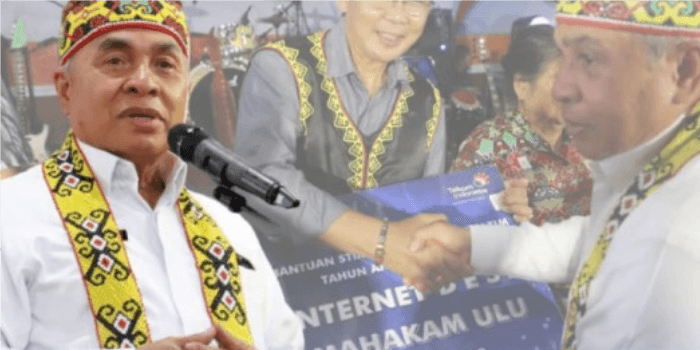 Isran Noor Serahkan Bantuan Stimulan Internet Ke Tiga Desa Di mahulu