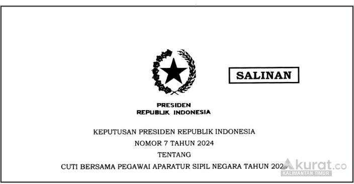 Jokowi Teken Keppres Cuti Bersama 2024, Liburkan ASN pada Hari-Hari Besar Keagamaan dan Nasional